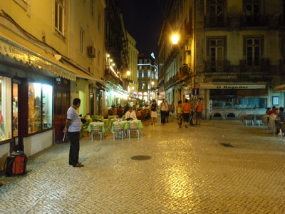 Night Life on Rossio North Side